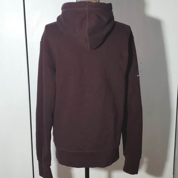 SuperDry- Mens Burgundy Trophy Hood Logo Hoodie Sz.Small - Picture 7 of 15